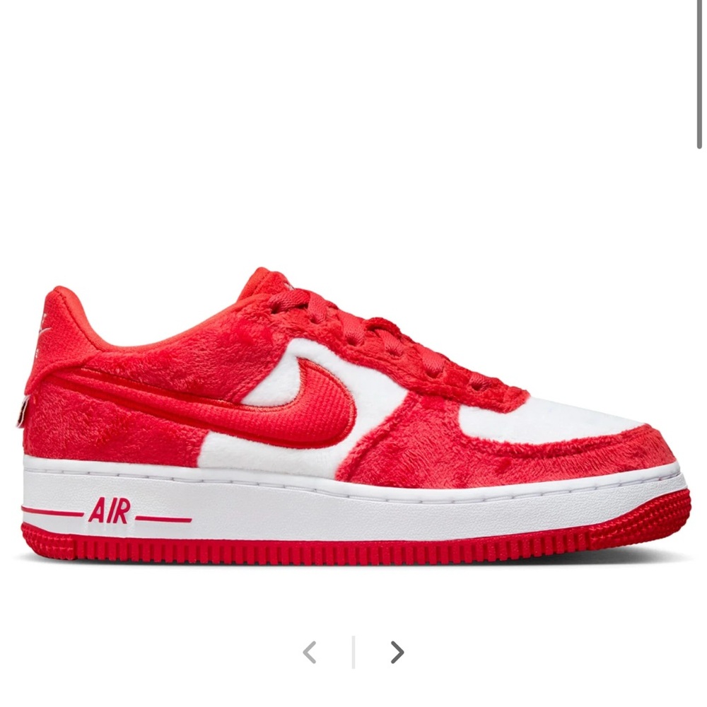 Nike Red and White AF1 Valentine’s Day